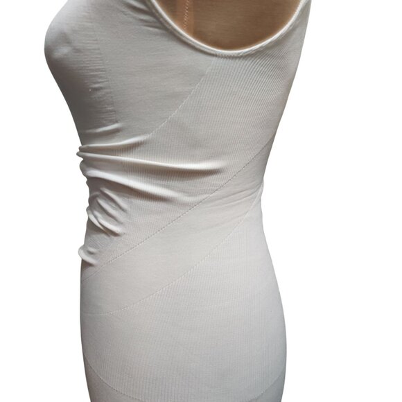 Blanqi Everyday S White Seamless Maternity Support Tank Top Belly Compression - Picture 4 of 10
